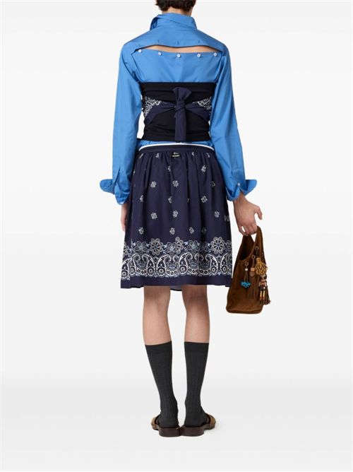 Camicia con logo MIU MIU | MK194810RGF0237